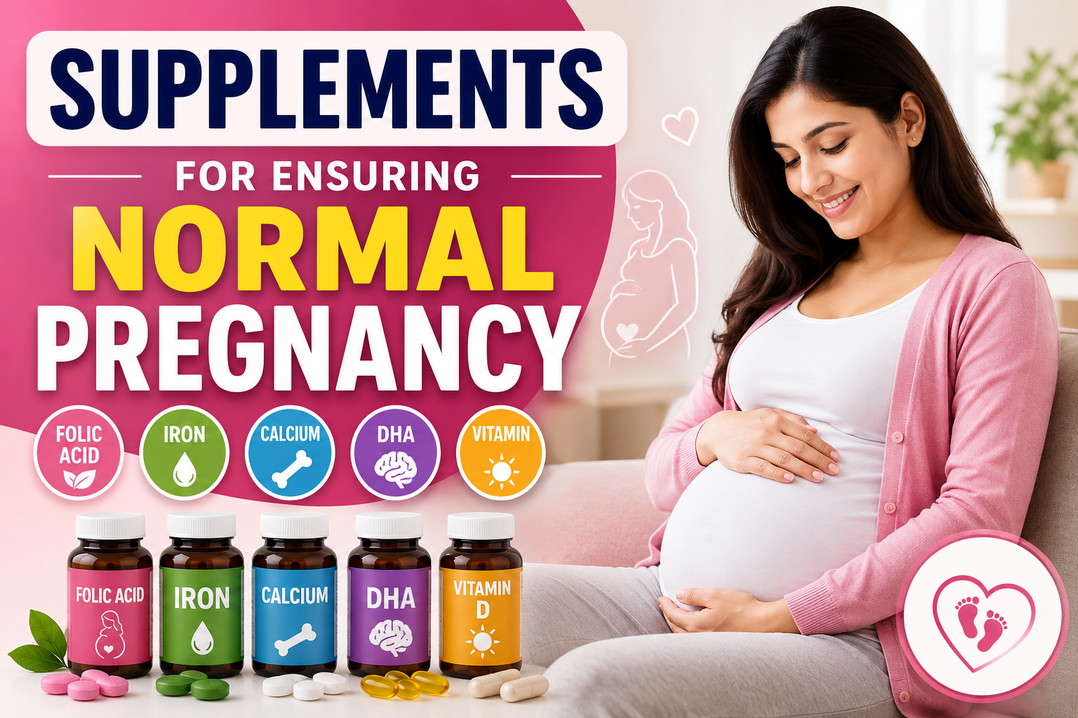 Supplements for Ensuring Normal Pregnancy