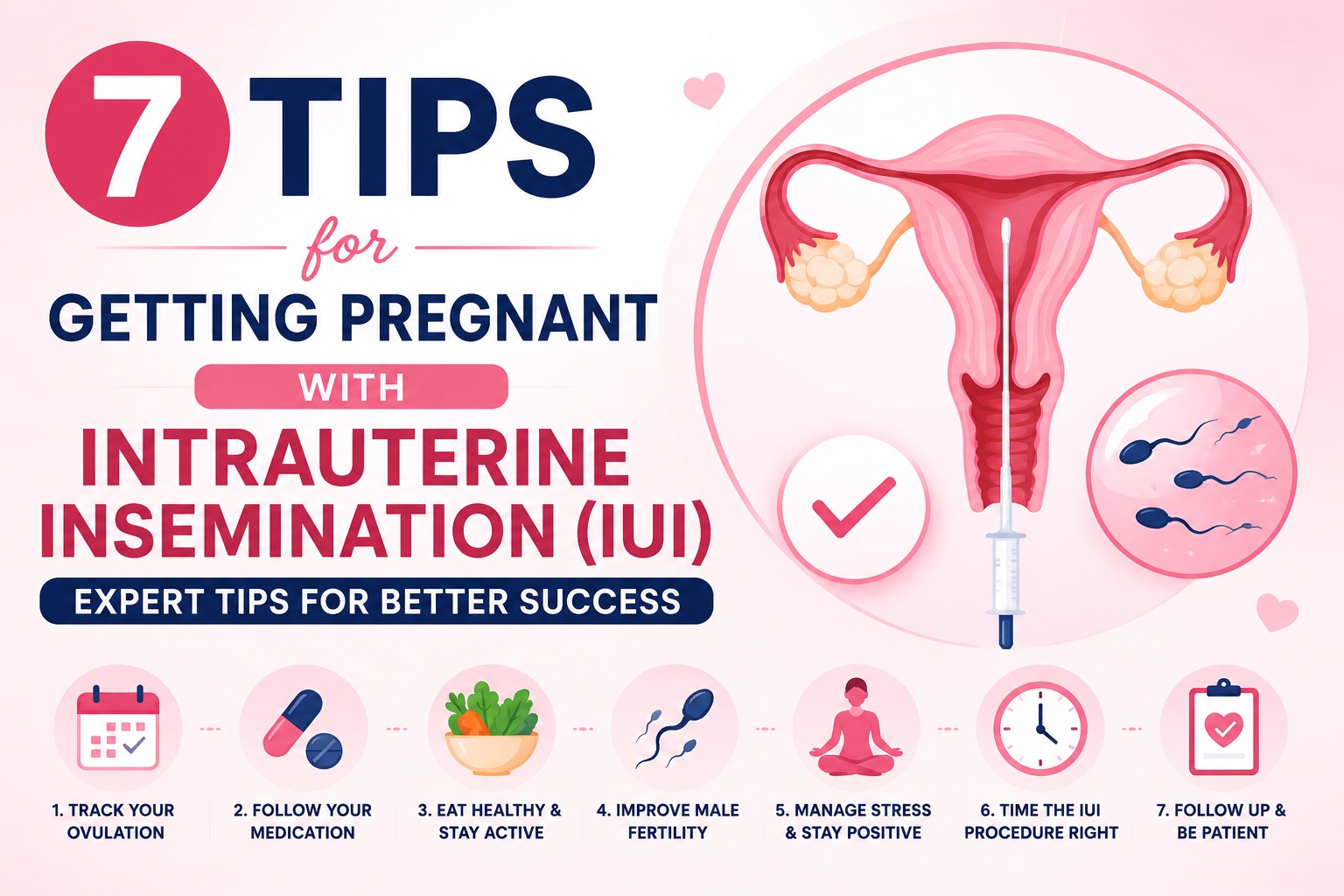 Fertility tips for IUI success